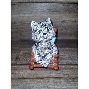 Fluffy The Rocking Cat *Vintage*
